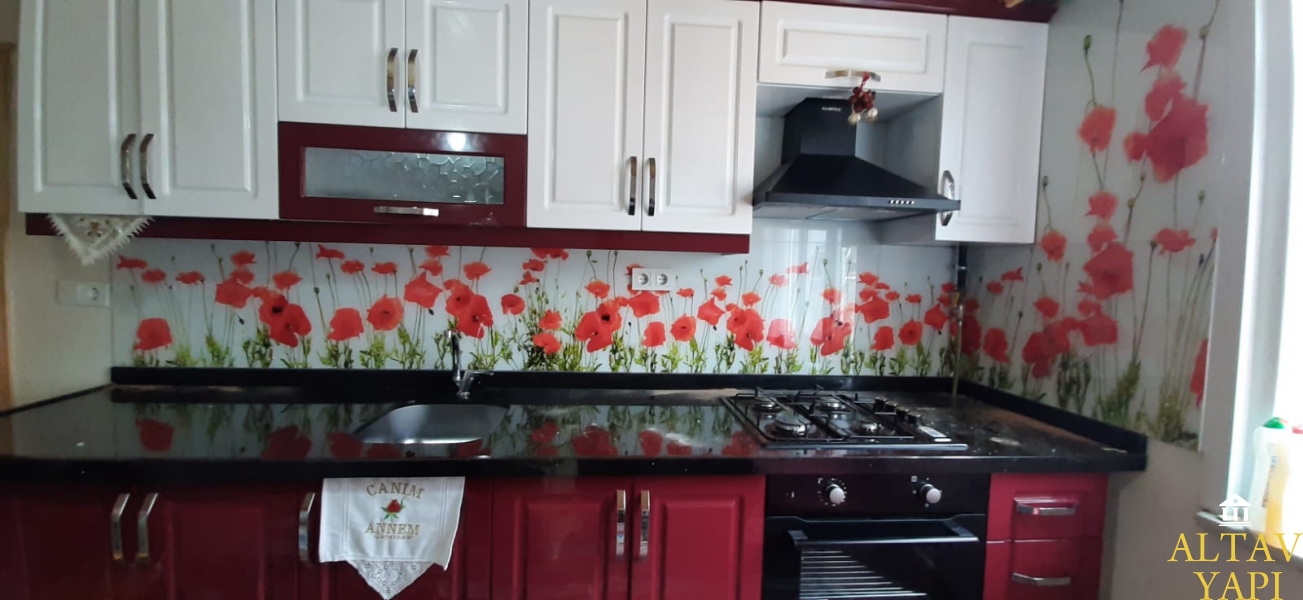 Mutfak cam panel İstanbul Sarıyer