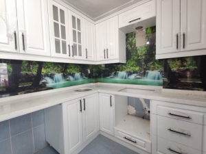 Resimli mutfak tezgah arası modelleri